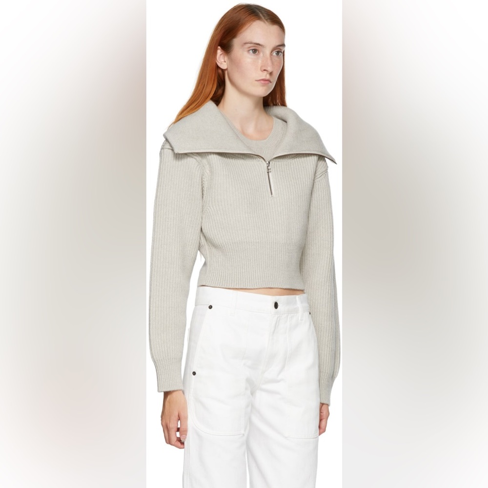 JACQUEMUS Grey 'La Maille Risoul' Sweater - Picture 10 of 14